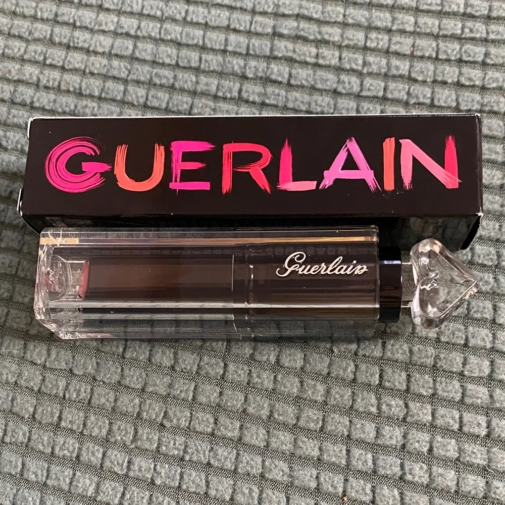 Guerlain Lipstick in Clear and Black Case